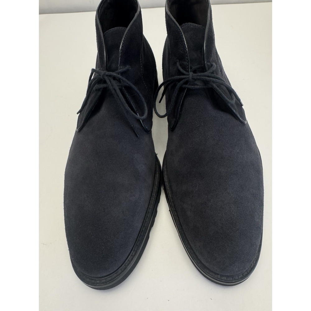 BRUNO MAGLI Blue Suede Leather Chukka Boots Made In Italy EUC Size 12 READ!! - Picture 6 of 15